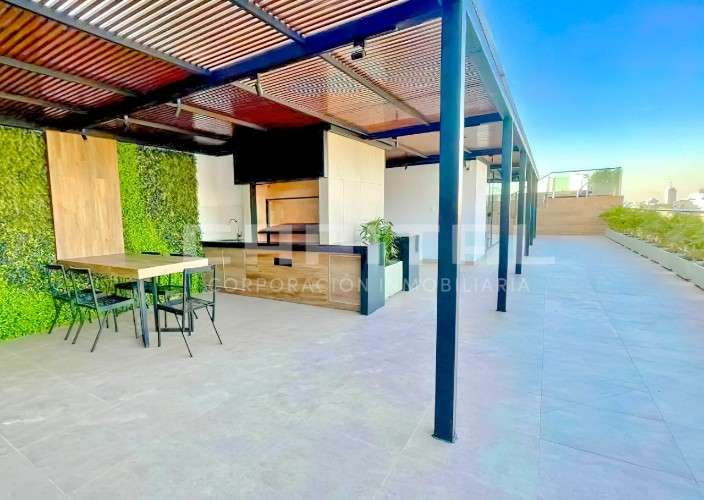 Departamento amoblado en alquiler – condominio stanza. ubicado en equipetrol,1996437807