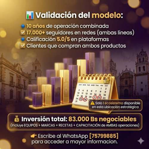 Oportunidad dual: dos líneas de ingreso operando en sinergia (sucre)1446164022
