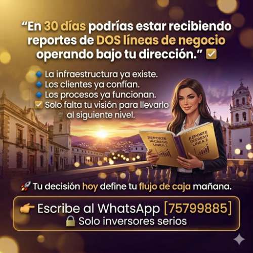 Oportunidad dual: dos líneas de ingreso operando en sinergia (sucre)1446164022
