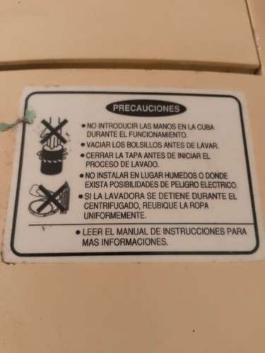 Lavadora usada en perfecto estado 1361116865