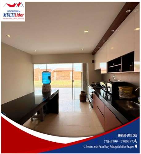 Bonita casa en venta - en montero - zona de guabira 1219424970