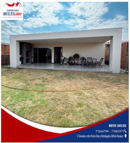 Bonita casa en venta - en montero - zona de guabira 1219424970