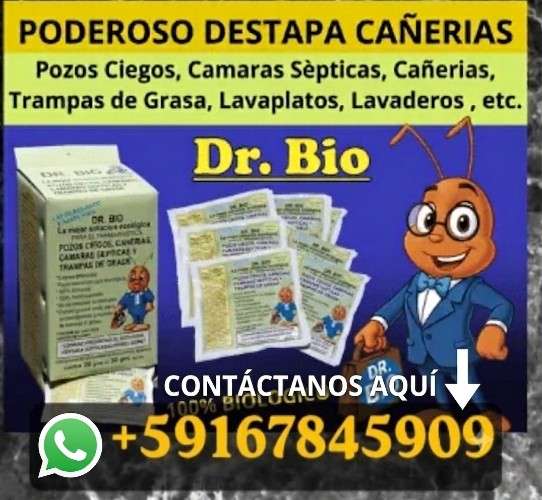 Doctor bio destapa cañerias biologico 451028788