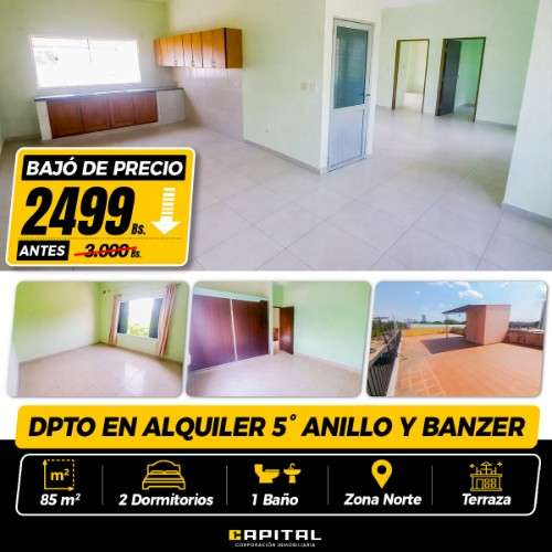  departamento en alquiler | zona norte |80 m21265723047