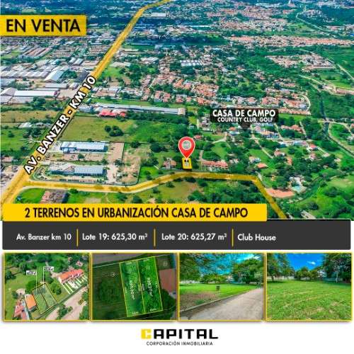 En condominio casa de campo vendo terrenos de 625 m2626846665