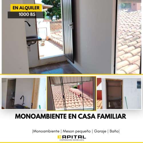 Monoambiente en alquiler zona alemana1167049509