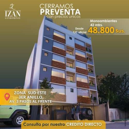Ultimos   monoambientes en pre venta zona sur2075792897