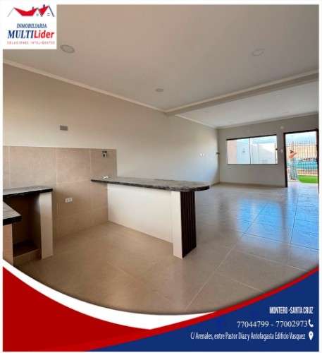 Bonita casa tipo chalet a estrenar en alquiler “en montero1195101231