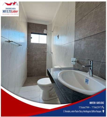 Bonita casa tipo chalet a estrenar en alquiler “en montero1195101231