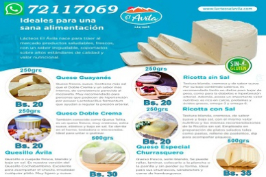 Lácteos El Ávila banner