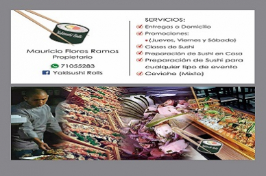 YAKISUSHI ROLLS banner