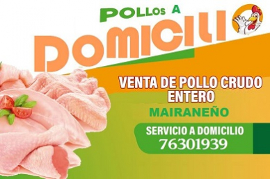 POLLOS A DOMICILIO banner