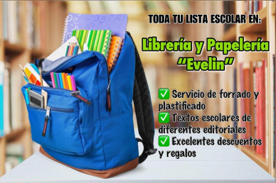 LIBRERIA Y PAPELERIA EVELIN banner